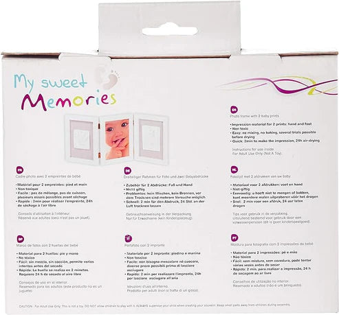 Baby Sweet Memories Single Photo Frame with Clay