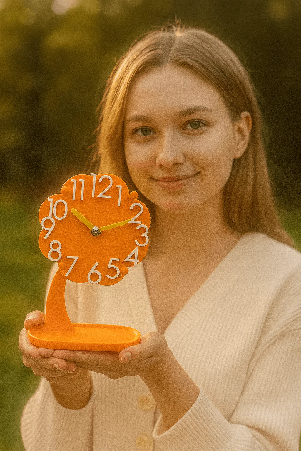 Tree-Shaped Table Clock