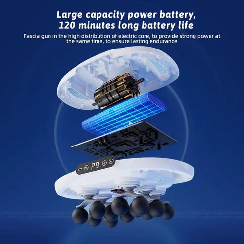 12-Head Fascia Massage Gun