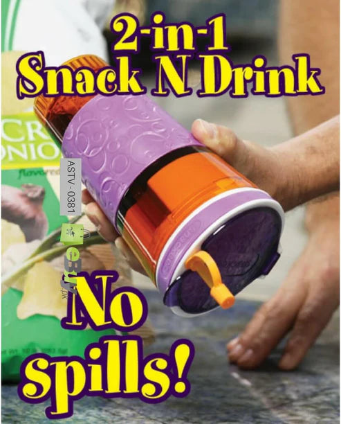 2-in-1 Snack & Drink Cups