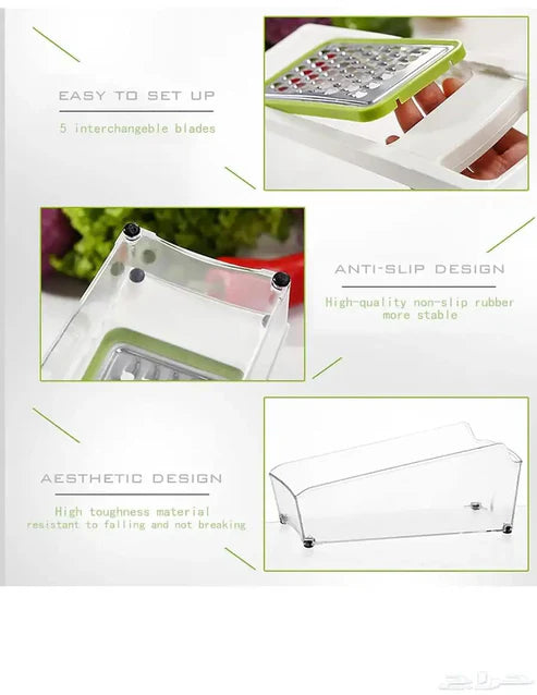 DLC - 5-in-1 Manual Vegetable Slicer