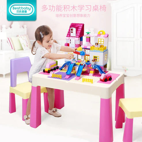 Kid's Table & Chair Playing Set ©