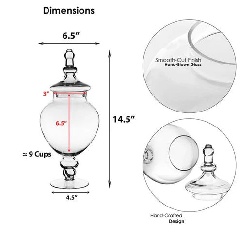 Portable Candy Jar & Bowl