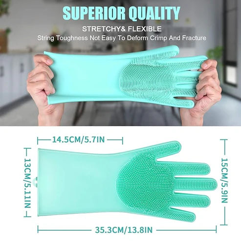 Silicone Cleaning Gloves