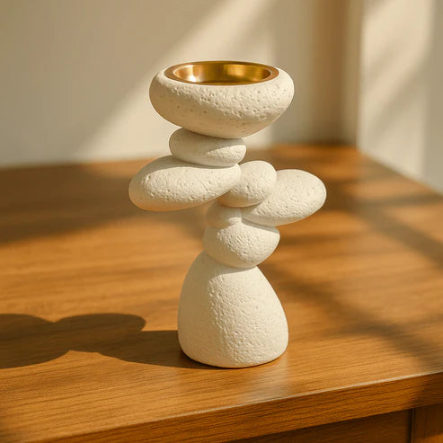 Stone Stack Incense Burner
