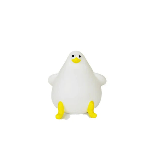 Warm Lovely Cute Cartoon Silicone Sea Gull Night Light With USB Charging Christmas Gifts Kids Grils Room Bedside Sleeping Lamp